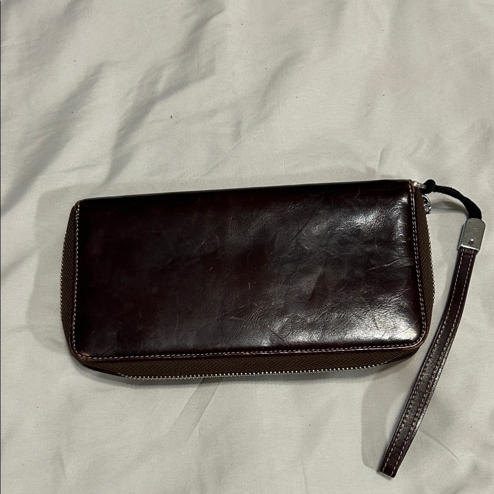 💸30%Off2🛒 Lavemi RFID burgundy leather blocking wallet